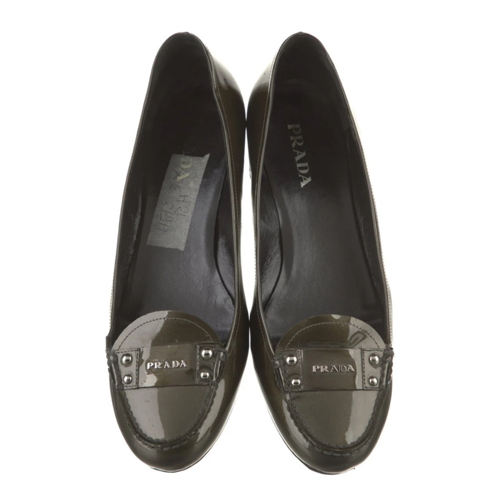 Prada Patton Leather Pumps